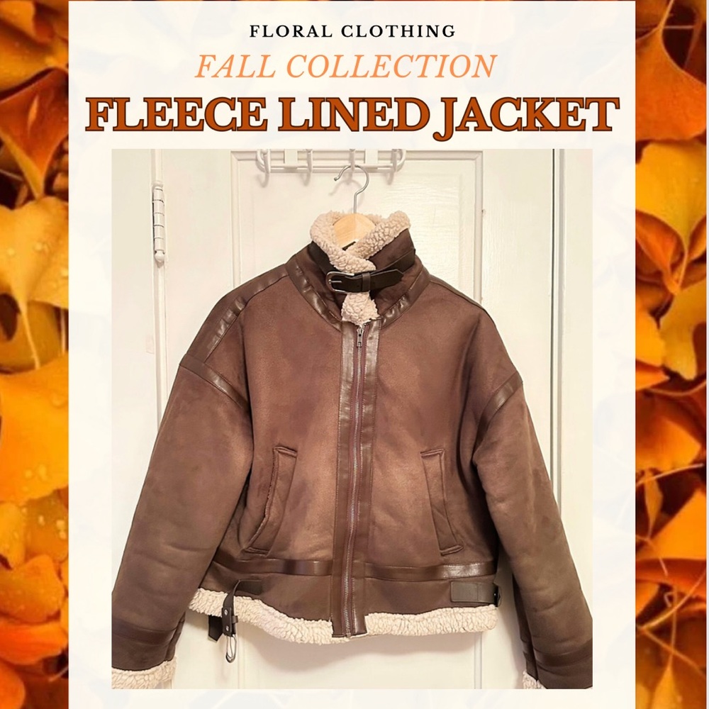 🍂𝐃𝐀𝐙𝐘 𝐹𝑙𝑒𝑒𝑐𝑒 𝑙𝑖𝑛𝑒𝑑 𝑗𝑎𝑐𝑘𝑒𝑡🍂